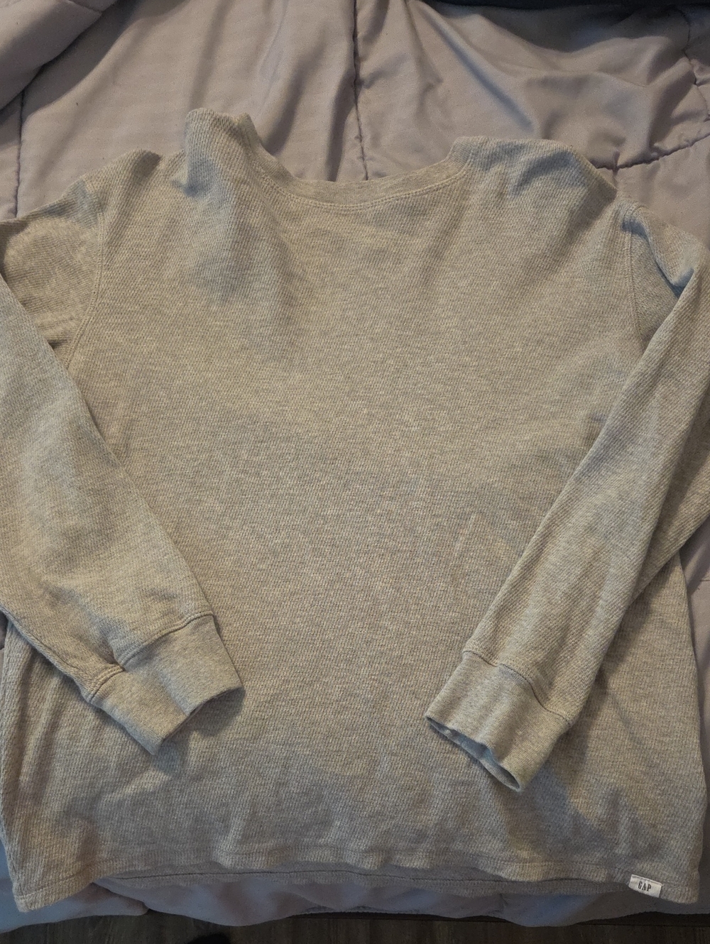 GAP Light Gray Long Sleeve Kids Top